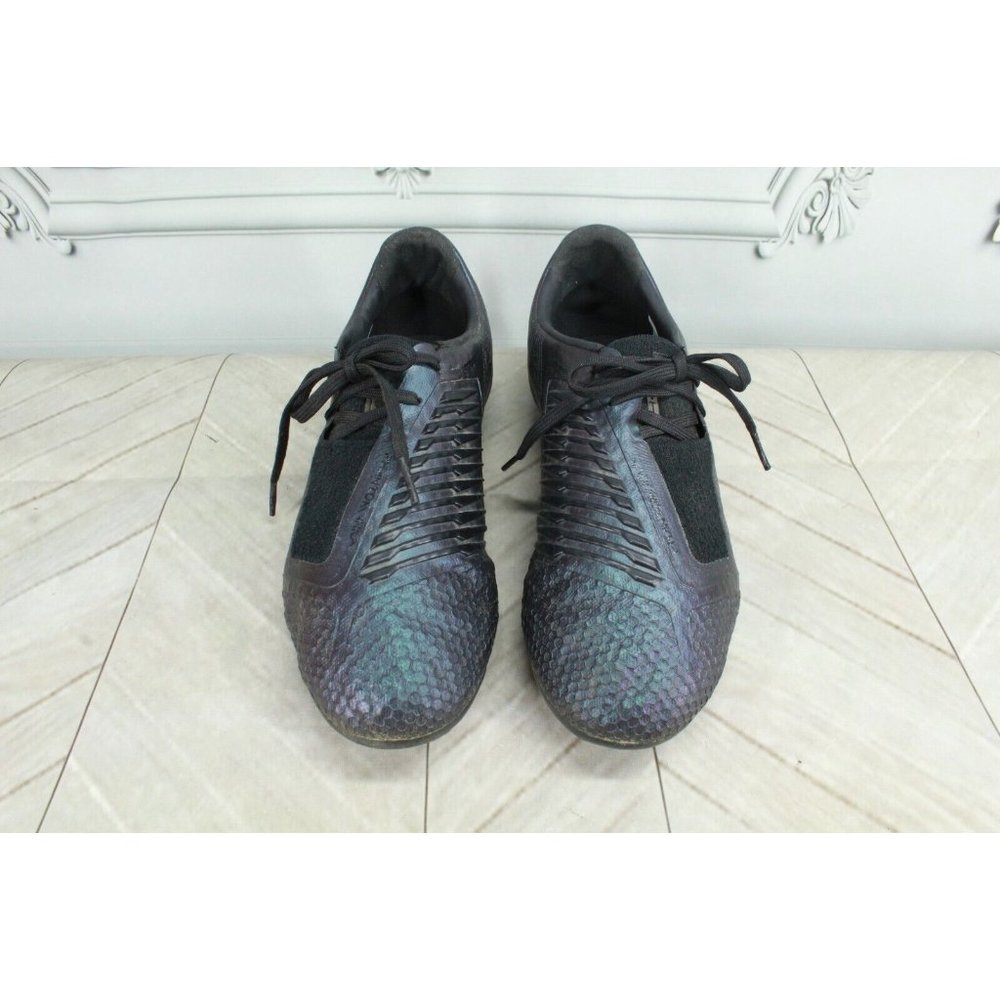 Nike Kid's ACC Jr Phantom Venom Elite FG Black Purple Soccer Cleats Size 5.5Y - Picture 5 of 9